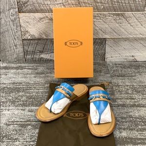 TOD’S Women’s Thong Sandals SZ 8.5